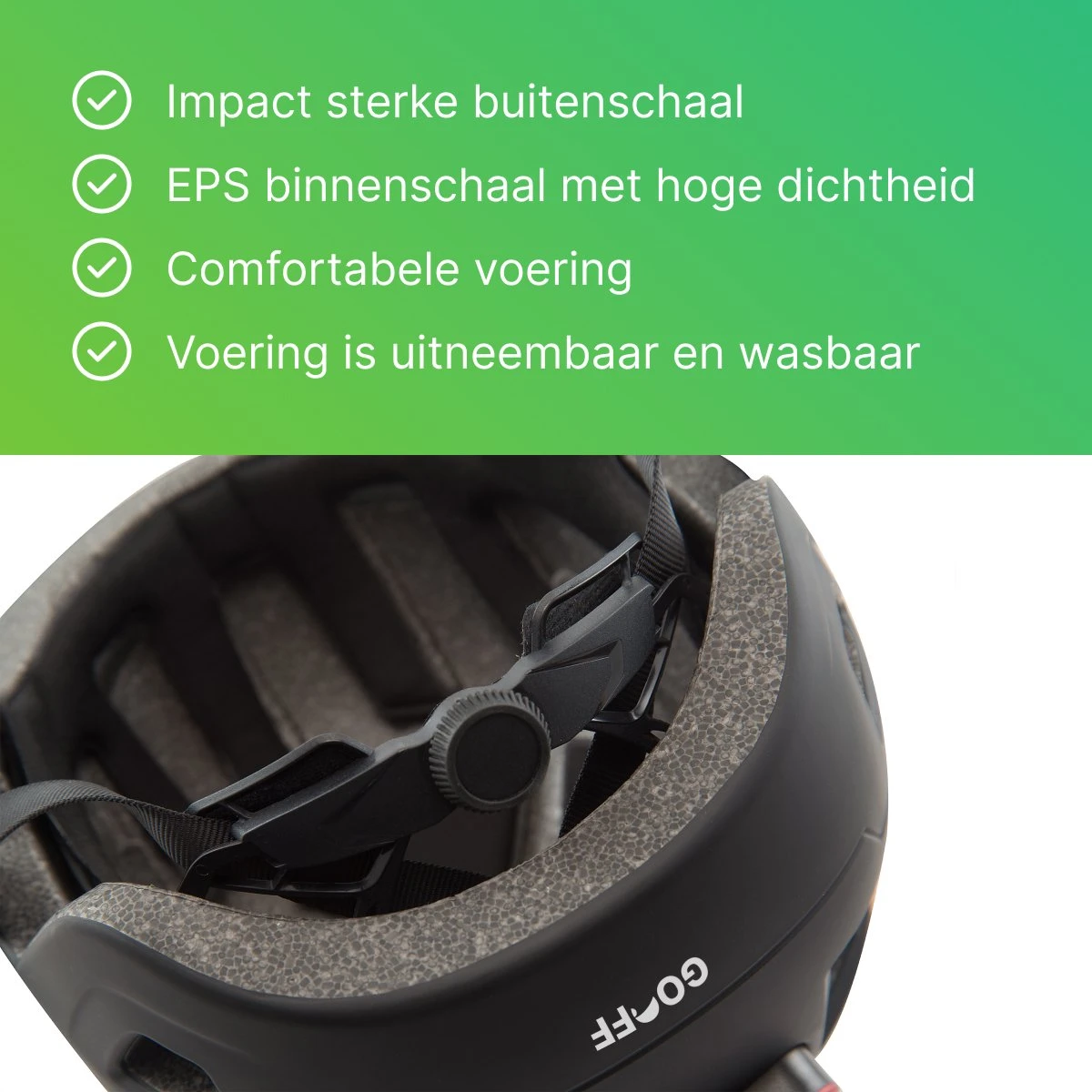 GOOFF® PILOT 3 In 1 Snorscooterhelm Met Afneembaar Vizier - Matzwart - Lichtgewicht Snorfiets Helm - NTA Gecertificeerd Speed Pedelec Helm - Geschikt Voor Blauw Kenteken Snorscooter En Snorfiets - Maat M - Voor Vrouwen En Mannen 6 GOOFF® PILOT 3 In 1 Snorscooterhelm Met Afneembaar Vizier - Matzwart - Lichtgewicht Snorfiets Helm - NTA Gecertificeerd Speed Pedelec Helm - Geschikt Voor Blauw Kenteken Snorscooter En Snorfiets - Maat M - Voor Vrouwen En Mannen - Afbeelding 4