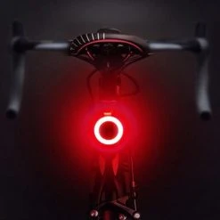 DesoMax® Fietslicht Achterlicht LED USB Oplaadbaar Helder Rond - Achterlicht Voor Racefiets En MTB – Herkenningslicht