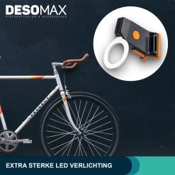 DesoMax® Fietslicht Achterlicht LED USB Oplaadbaar Helder Rond - Achterlicht Voor Racefiets En MTB – Herkenningslicht -Fietsenwinkel 1200x1200 314