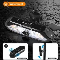 GoShops FY-1820 - Richtingaanwijzer Fiets - Knipperlichting - Fietsverlichting - LED - USB Oplaadbaar - Waterbestendig - Afstandsbediening - Draadloos - Verstelbaar - Achterlicht Fiets -Fietsenwinkel 1200x1200 319