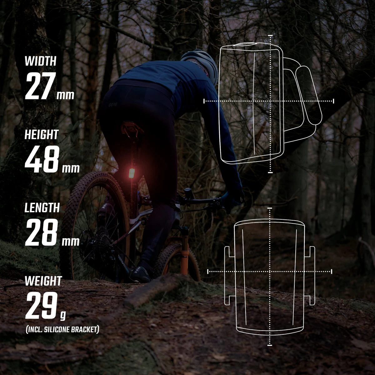 Sigma BUSTER RL 80 Flash USB Fiets Achterlicht - 80 Lumen - Oplaadbaar 4 Sigma BUSTER RL 80 Flash USB Fiets Achterlicht - 80 Lumen - Oplaadbaar - Afbeelding 2