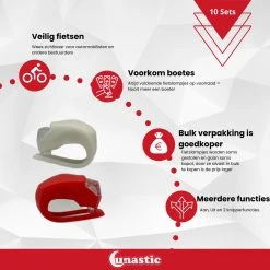 Fietslampjes LED 10 Sets (10 X Wit & 10 X Rood) Inclusief Batterijen - Lunastic Set Van 20 Lampjes -Fietsenwinkel 1200x1200 369