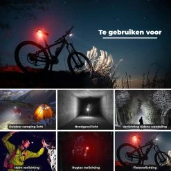PRO LED 2022 Fietsverlichting Set - Racefiets Verlichting - Voorlicht En Achterlicht - Fietsaccessoires - USB Oplaadbaar - IP65 Waterdicht -Fietsenwinkel 1200x1200 388