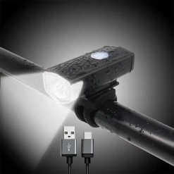 JN Waterdichte Oplaadbare Fietslamp - Voorlicht- 400 Lumen - Superfelle Fietsverlichting Met USB-kabel - Zwart - Koplamp - Voorlamp Fiets 11 JN Waterdichte Oplaadbare Fietslamp - Voorlicht- 400 Lumen - Superfelle Fietsverlichting Met USB-kabel - Zwart - Koplamp - Voorlamp Fiets -Fietsenwinkel 1200x1200 405