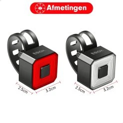 Esioh® Oplaadbare Fietslamp Led Set Wit En Rood – Oplaadbare Fietsverlichting USB – Fietslampjes Voorlicht En Achterlicht -Fietsenwinkel 1200x1200 431
