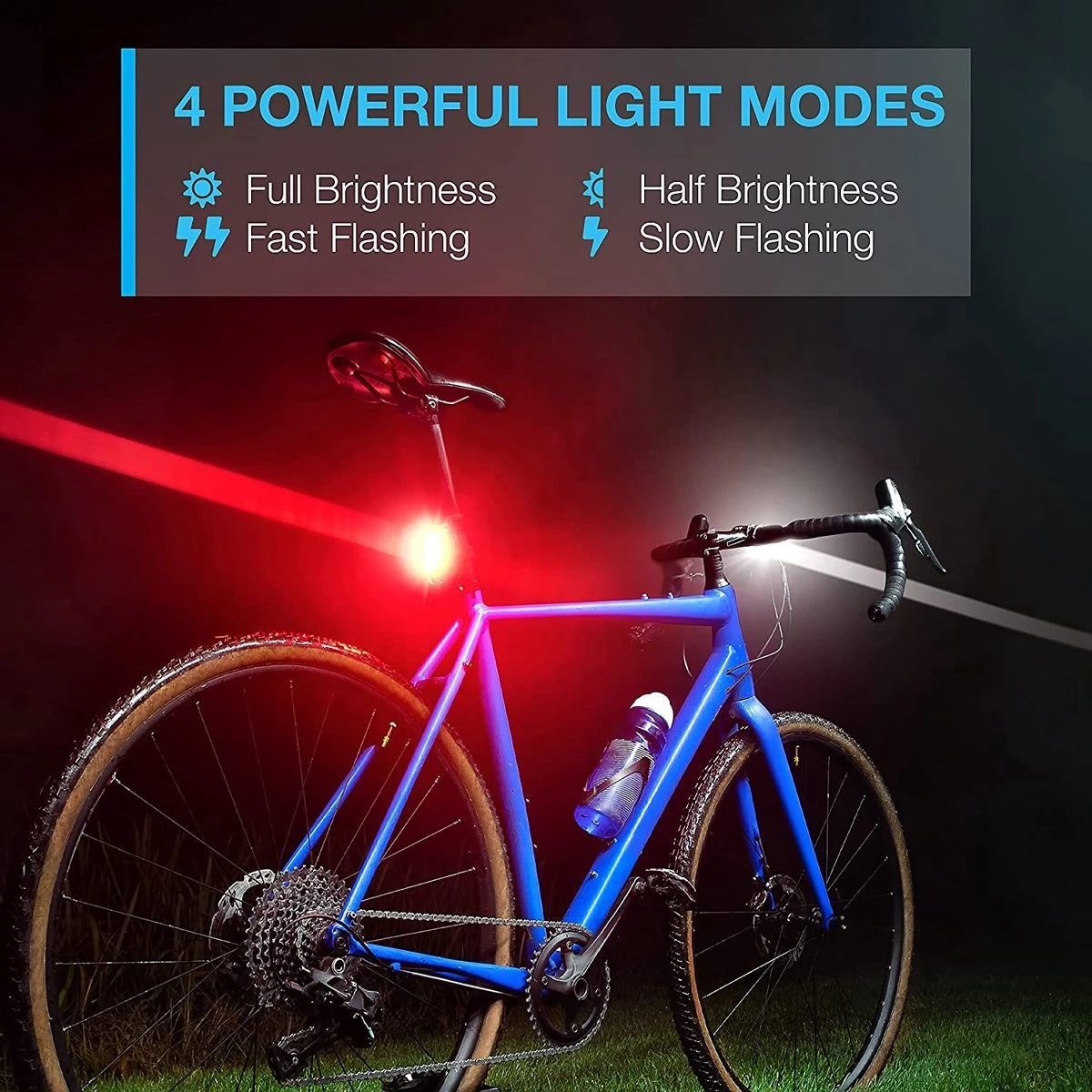 BOTC Fietsverlichting USB Oplaadbaar - Oplaadbare USB Led Fietslamp - Voorlicht & Achterlicht - Waterdicht 9 BOTC Fietsverlichting USB Oplaadbaar - Oplaadbare USB Led Fietslamp - Voorlicht & Achterlicht - Waterdicht - Afbeelding 7