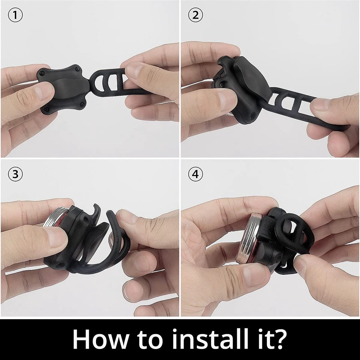 BOTC Fietsverlichting USB Oplaadbaar - Oplaadbare USB Led Fietslamp - Voorlicht & Achterlicht - Waterdicht 13 BOTC Fietsverlichting USB Oplaadbaar - Oplaadbare USB Led Fietslamp - Voorlicht & Achterlicht - Waterdicht - Afbeelding 11