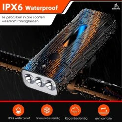 BikePro LED Fietsverlichting Set - Voorlicht En Achterlicht - USB Oplaadbaar - Fietslamp - Koplamp Fiets - Fietslampjes - Fietslichten -Fietsenwinkel 1200x1200 507