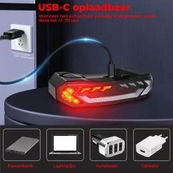 B-care Elektrische Fietsverlichting - Inclusief Afstandsbediening En Richtingaanwijzers - Fietsalarm - Anti Diefstal Alarm - Fiets Achterlicht - Fietsbel - Fiets Accessoires 18 B-care Elektrische Fietsverlichting - Inclusief Afstandsbediening En Richtingaanwijzers - Fietsalarm - Anti Diefstal Alarm - Fiets Achterlicht - Fietsbel - Fiets Accessoires -Fietsenwinkel 1200x1200 536