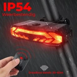 B-care Elektrische Fietsverlichting - Inclusief Afstandsbediening En Richtingaanwijzers - Fietsalarm - Anti Diefstal Alarm - Fiets Achterlicht - Fietsbel - Fiets Accessoires 19 B-care Elektrische Fietsverlichting - Inclusief Afstandsbediening En Richtingaanwijzers - Fietsalarm - Anti Diefstal Alarm - Fiets Achterlicht - Fietsbel - Fiets Accessoires -Fietsenwinkel 1200x1200 537
