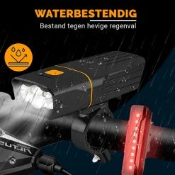 AXIMO Fietsverlichting 500 Lumen - Fietslamp USB Oplaadbaar LED - Voorlicht En Achterlicht - Fietslicht Set -Fietsenwinkel 1200x1200 544