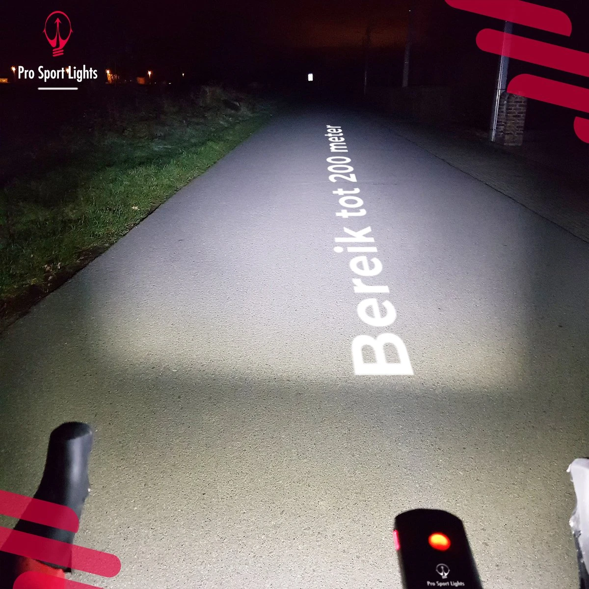 1200 Lumen & 100 Lumen Pro Sport Lights Fietsverlichtingsset - LED Fietslampen USB Oplaadbaar 7 1200 Lumen & 100 Lumen Pro Sport Lights Fietsverlichtingsset - LED Fietslampen USB Oplaadbaar - Afbeelding 5
