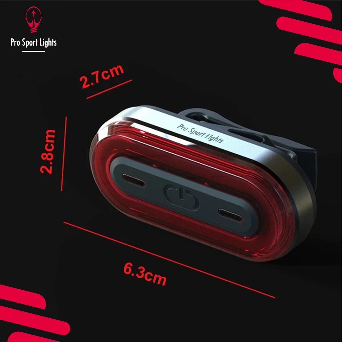 1200 Lumen & 100 Lumen Pro Sport Lights Fietsverlichtingsset - LED Fietslampen USB Oplaadbaar 18 1200 Lumen & 100 Lumen Pro Sport Lights Fietsverlichtingsset - LED Fietslampen USB Oplaadbaar - Afbeelding 16