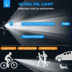 Seidon™ - Fietslamp - Fietsverlichting - Fietslampjes - Fiets Snelheidsmeter - LED Display - Klok - Fietsbel -Fietsenwinkel 1200x1200 603