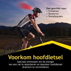 Dunlop Fietshelm - Verstelbaar Van 55 Tot 58 CM - Maat M - Met LED-Verlichting - 3 Lichtmodus - Zwart -Fietsenwinkel 1200x1200 61