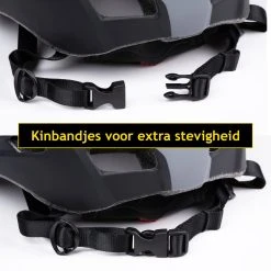 Dunlop Fietshelm - Verstelbaar Van 55 Tot 58 CM - Maat M - Met LED-Verlichting - 3 Lichtmodus - Zwart -Fietsenwinkel 1200x1200 62