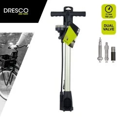 Dresco Fietspomp - Manometer – Zwart -Fietsenwinkel 1200x1200 628