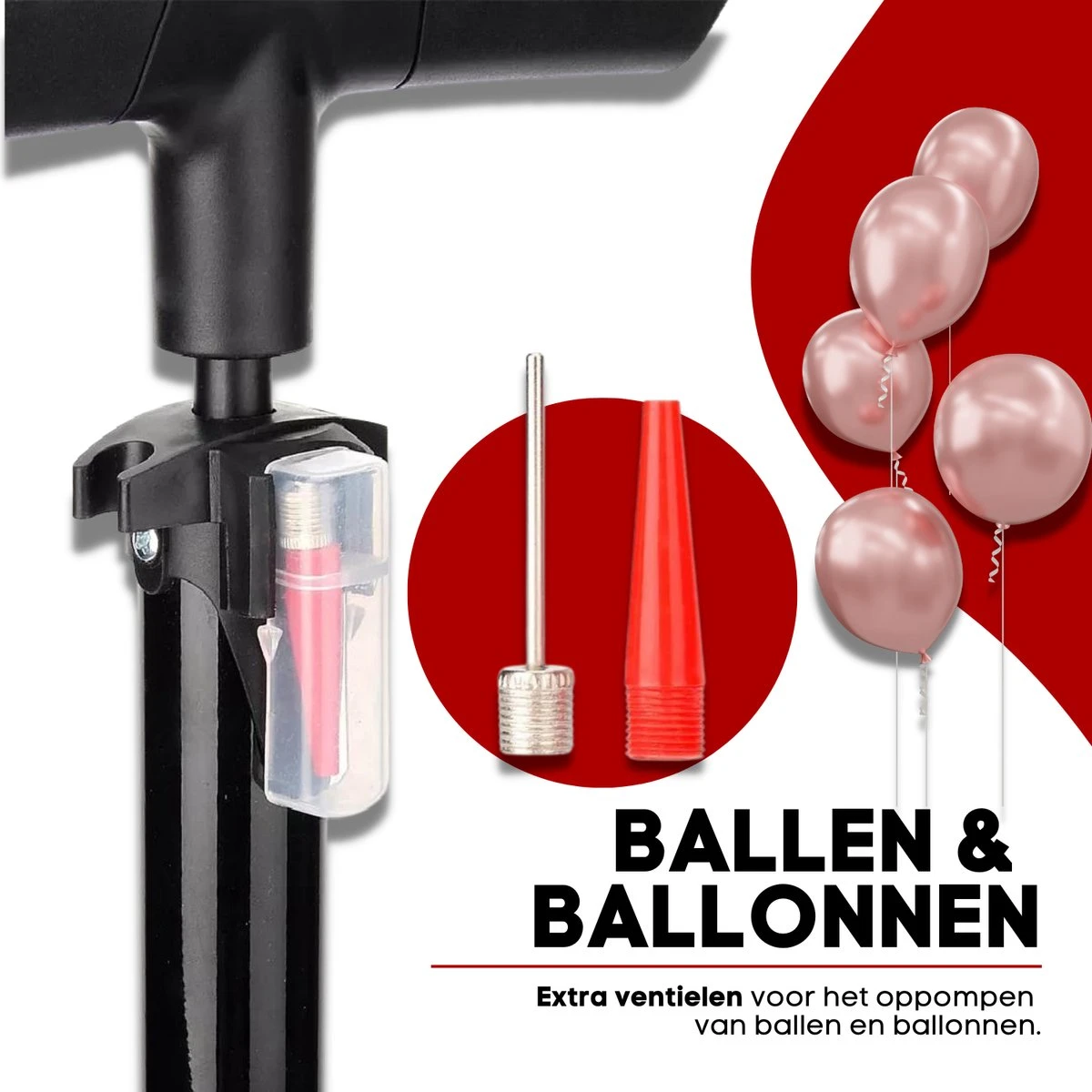 RYER Fietspomp Pro - Drukmeter - Inclusief Banden Reparatieset 7 RYER Fietspomp Pro - Drukmeter - Inclusief Banden Reparatieset - Afbeelding 5
