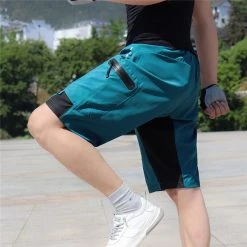 Merkloos Mountainbike Broek - MTB Broek - Short - Blauw - Fietsbroek & Onderbroek Met Zeem - Maat XL -Fietsenwinkel 1200x1200 68