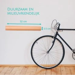 Fiets Ophangsysteem Van Massief Beukenhout | 2 Stuks | 32cm | Ophangbeugel | Muurbeugel Fiets | &ERGY -Fietsenwinkel 1200x1200 698