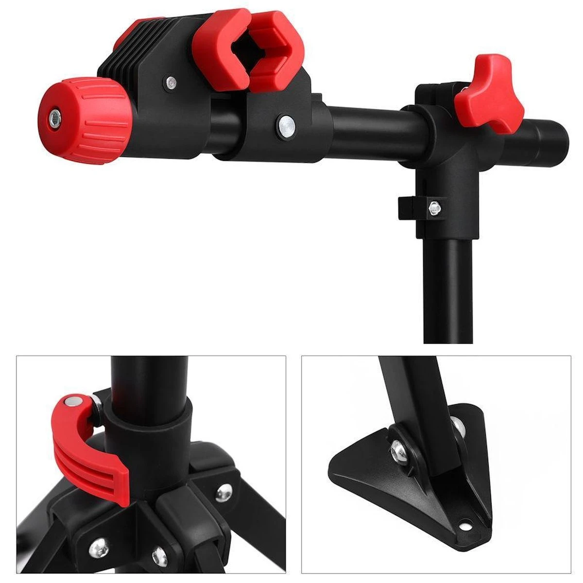 Merkloos Decopatent® Sterke Montagestandaard Fiets - 360° Draaibaar - Verstelbaar + Gereedschapsbakje - Fiets Montage Reparatie Standaard 9 Merkloos Decopatent® Sterke Montagestandaard Fiets - 360° Draaibaar - Verstelbaar + Gereedschapsbakje - Fiets Montage Reparatie Standaard - Afbeelding 7