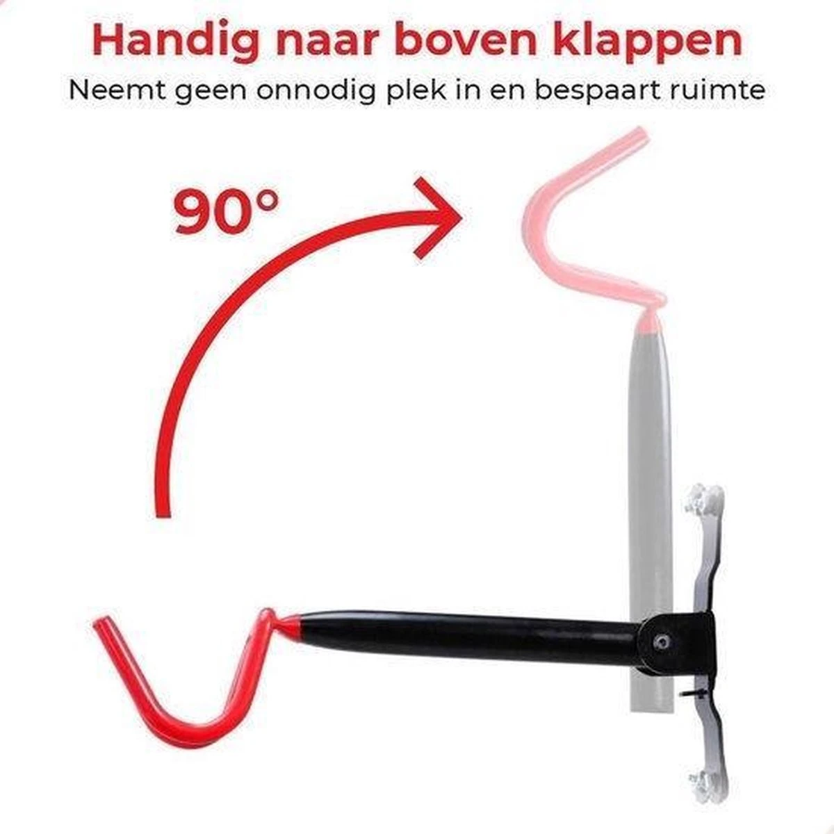 Merkloos Decopatent® Fiets Ophangsysteem Inklapbaar - Fietshaak - Wand Ophangbeugel - Muurbeugel Fiets - Fiets Ophangbeugel - Fietsbeugel 10 Merkloos Decopatent® Fiets Ophangsysteem Inklapbaar - Fietshaak - Wand Ophangbeugel - Muurbeugel Fiets - Fiets Ophangbeugel - Fietsbeugel - Afbeelding 8