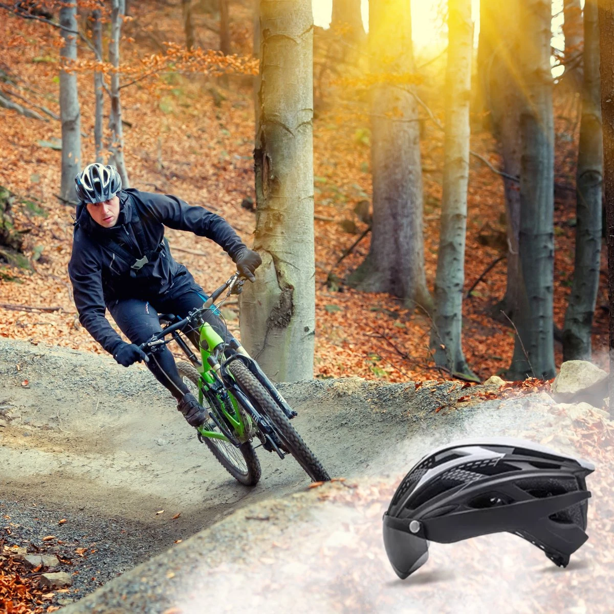 Rebela | Fietshelm | Helm | Hoofdbescherming | Sport Lights Matt Zwart- Wit | Heren-Dames | Medium 54/62cm 5 Rebela | Fietshelm | Helm | Hoofdbescherming | Sport Lights Matt Zwart- Wit | Heren-Dames | Medium 54/62cm - Afbeelding 3