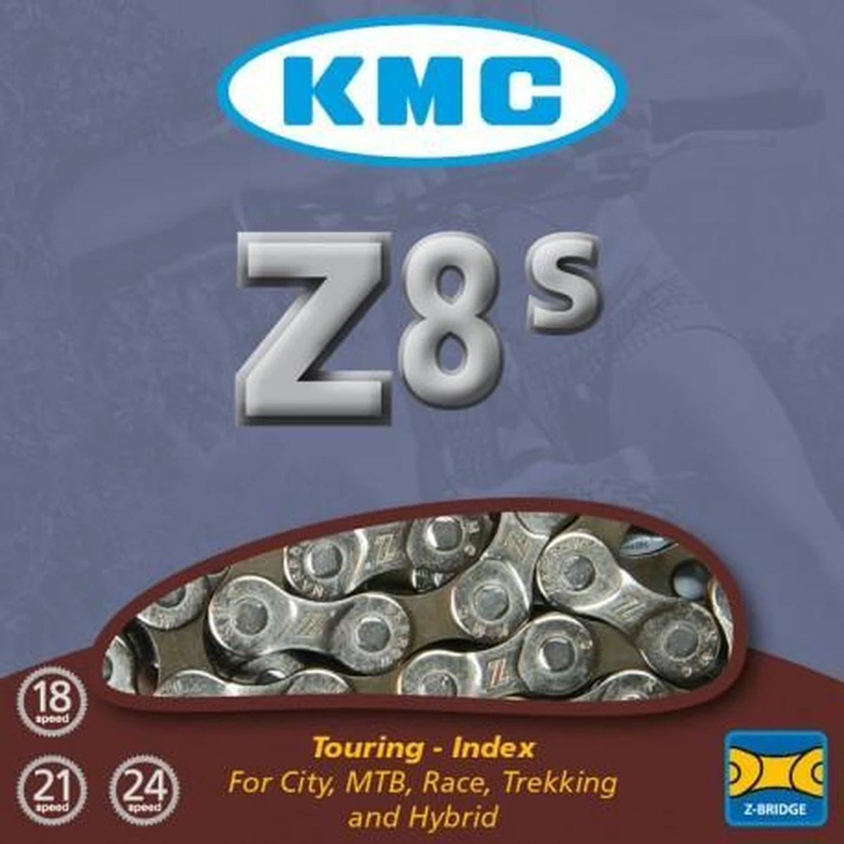 KMC Z8S - Fietsketting - 6/7/8 Speed - 114 Schakels - Zilver 11 KMC Z8S - Fietsketting - 6/7/8 Speed - 114 Schakels - Zilver - Afbeelding 9