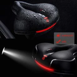 IBright Gel Fietszadel Met LED Oplaadbare Achterlicht - USB Oplaadbaar - Fietsverlichting Met 6 Functie's - Dames / Heren - Waterdicht - Gratis Zadelstrop - USB Oplaadkabel - Zwart 22 IBright Gel Fietszadel Met LED Oplaadbare Achterlicht - USB Oplaadbaar - Fietsverlichting Met 6 Functie's - Dames / Heren - Waterdicht - Gratis Zadelstrop - USB Oplaadkabel - Zwart -Fietsenwinkel 1200x1200 847