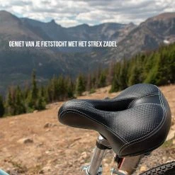 Strex Fietszadel - Unisex - Extra Comfortabel - Ventilerend - Incl. Zadelhoes -Fietsenwinkel 1200x1200 859