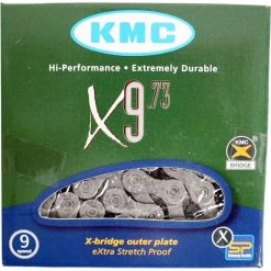 Ketting 9 Speed KMC X9 114 Schakels - Grijs 13 Ketting 9 Speed KMC X9 114 Schakels - Grijs -Fietsenwinkel 1200x1200 864