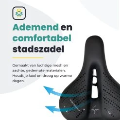 Voltano Dames Fietszadel - Zwart - Uitsparing - Waterdicht - Elastomeer Vering - Gratis Zadelstrop 21 Voltano Dames Fietszadel - Zwart - Uitsparing - Waterdicht - Elastomeer Vering - Gratis Zadelstrop -Fietsenwinkel 1200x1200 874