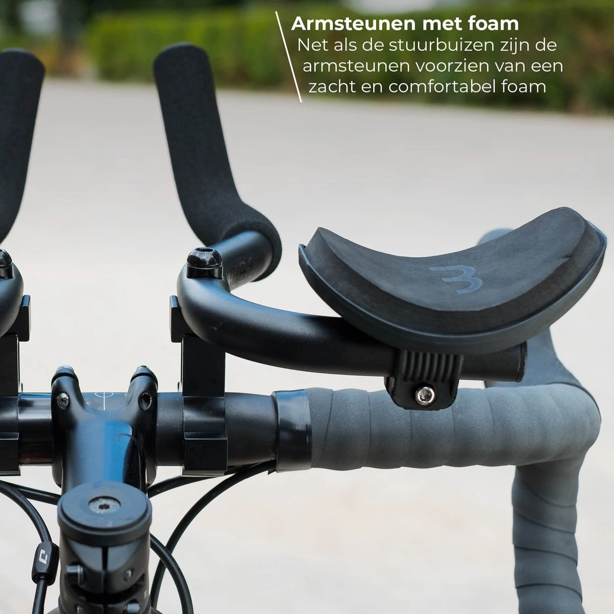 BBB Cycling AeroComfort Ligstuur - Verstelbaar - Aluminium - Opzetstuur Met Armsteun - Zwart - 22.2-31.8mm - BHB-59 6 BBB Cycling AeroComfort Ligstuur - Verstelbaar - Aluminium - Opzetstuur Met Armsteun - Zwart - 22.2-31.8mm - BHB-59 - Afbeelding 4