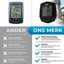 Kilometerteller Fiets - Waterdicht En Bedraad - Snelheidsmeter - Fietscomputer - Fiets Accessoires - Mountainbike Accesoires 15 Kilometerteller Fiets - Waterdicht En Bedraad - Snelheidsmeter - Fietscomputer - Fiets Accessoires - Mountainbike Accesoires -Fietsenwinkel 1200x1200 969