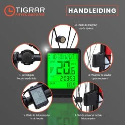 Kilometerteller Fiets - Fietscomputer Draadloos - KM Teller Fiets - Waterdicht Met 17 Functies Snelheidsmeter 15 Kilometerteller Fiets - Fietscomputer Draadloos - KM Teller Fiets - Waterdicht Met 17 Functies Snelheidsmeter -Fietsenwinkel 1200x1200 974