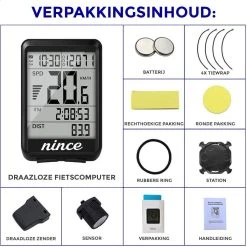 Nince Draadloze Fietscomputer Van Hoge Kwaliteit 2022 Model - Fiets Computer Draadloos Waterdicht -Fietsenwinkel 1200x1200 989