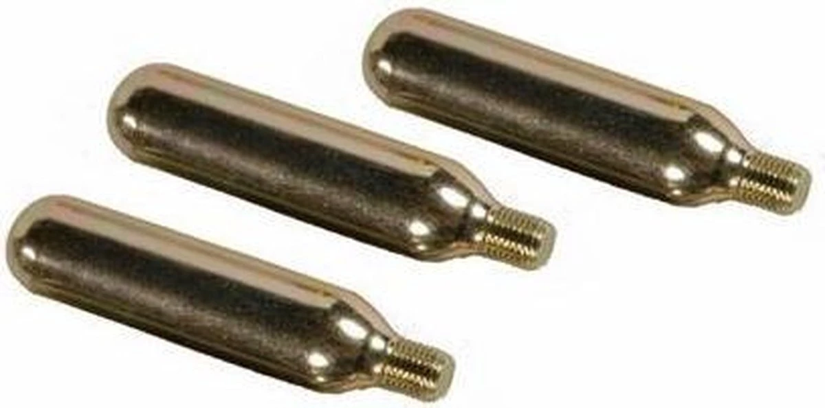 Sapo Luchtpatronen 16 Gram Co2 Staal Zilver 3 Stuks 3 Sapo Luchtpatronen 16 Gram Co2 Staal Zilver 3 Stuks