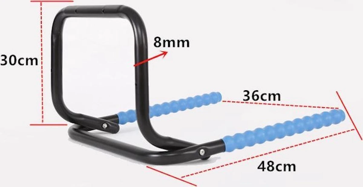 Merkloos Decopatent® Muur Ophangsysteem Voor 2 Fietsen & Inklapbaar - Ophang Systeem Fiets - Ophangen Aan Muur - Houder Muur - Wandmontage 7 Merkloos Decopatent® Muur Ophangsysteem Voor 2 Fietsen & Inklapbaar - Ophang Systeem Fiets - Ophangen Aan Muur - Houder Muur - Wandmontage - Afbeelding 5