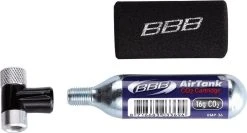 BBB Cycling AirSpeed Minipomp - Fietspomp Co2 Patroon - Pomp Fiets Mini - Zwart - BMP-32