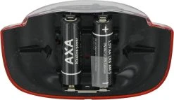 AXA Omega - Fiets Achterlicht - LED Fietsverlichting Op Batterij – Auto On/off Systeem - 50-80 Mm - Rood -Fietsenwinkel 1200x696