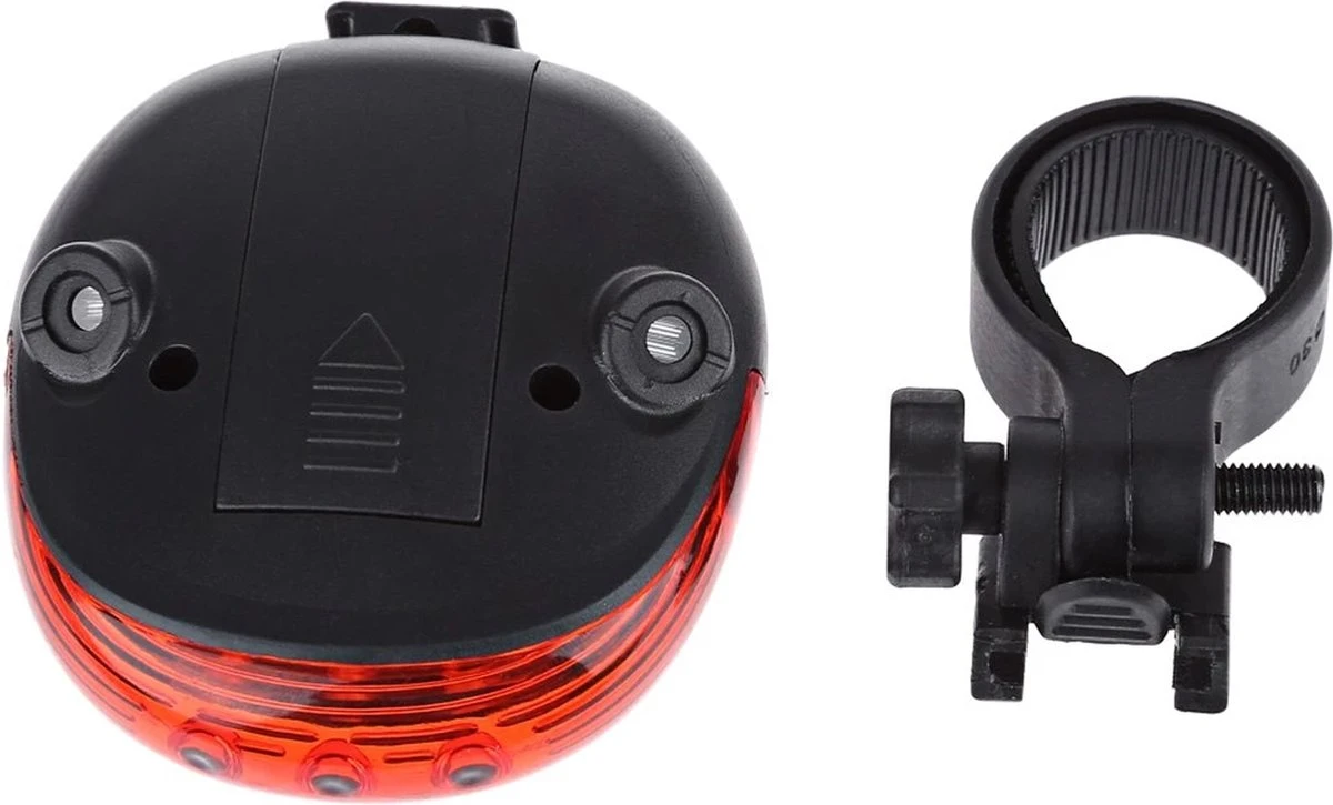 Fiets Achterlicht - LED Licht Met Laser - Fiets Lamp - Waterdicht - Racefiets Verlichting - Inclusief Batterijen - Rheme 4 Fiets Achterlicht - LED Licht Met Laser - Fiets Lamp - Waterdicht - Racefiets Verlichting - Inclusief Batterijen - Rheme - Afbeelding 2