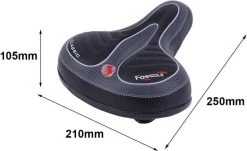 Fietszadel Fosaddle, Luxe, Breed, Comfortabel, Universeel En Waterdicht By PS -Fietsenwinkel 1200x736 2