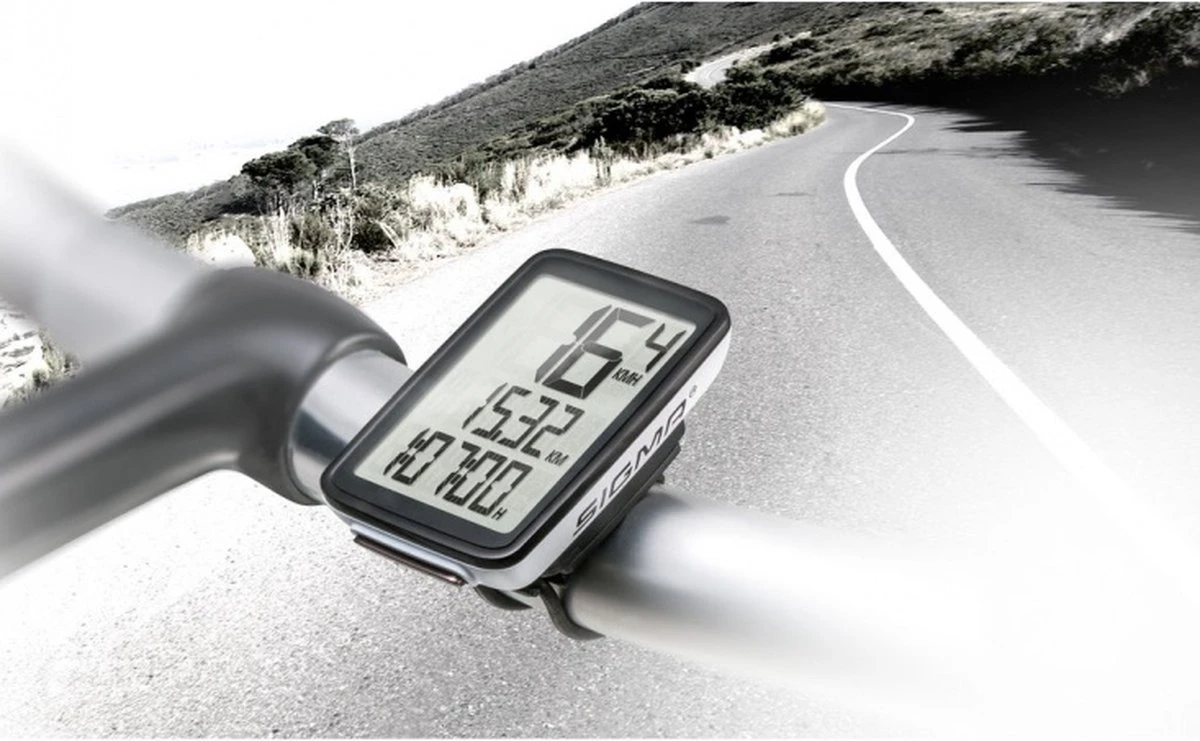 Sigma Fietscomputer Pure 1 ATS - Draadloos - Zwart/Wit 6 Sigma Fietscomputer Pure 1 ATS - Draadloos - Zwart/Wit - Afbeelding 4