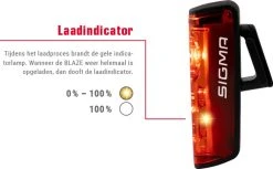 SIGMA SPORT Sigma Blaze USB Fietsachterlicht - Achterlicht Met Remlicht Functie - Oplaadbaar -Fietsenwinkel 1200x743