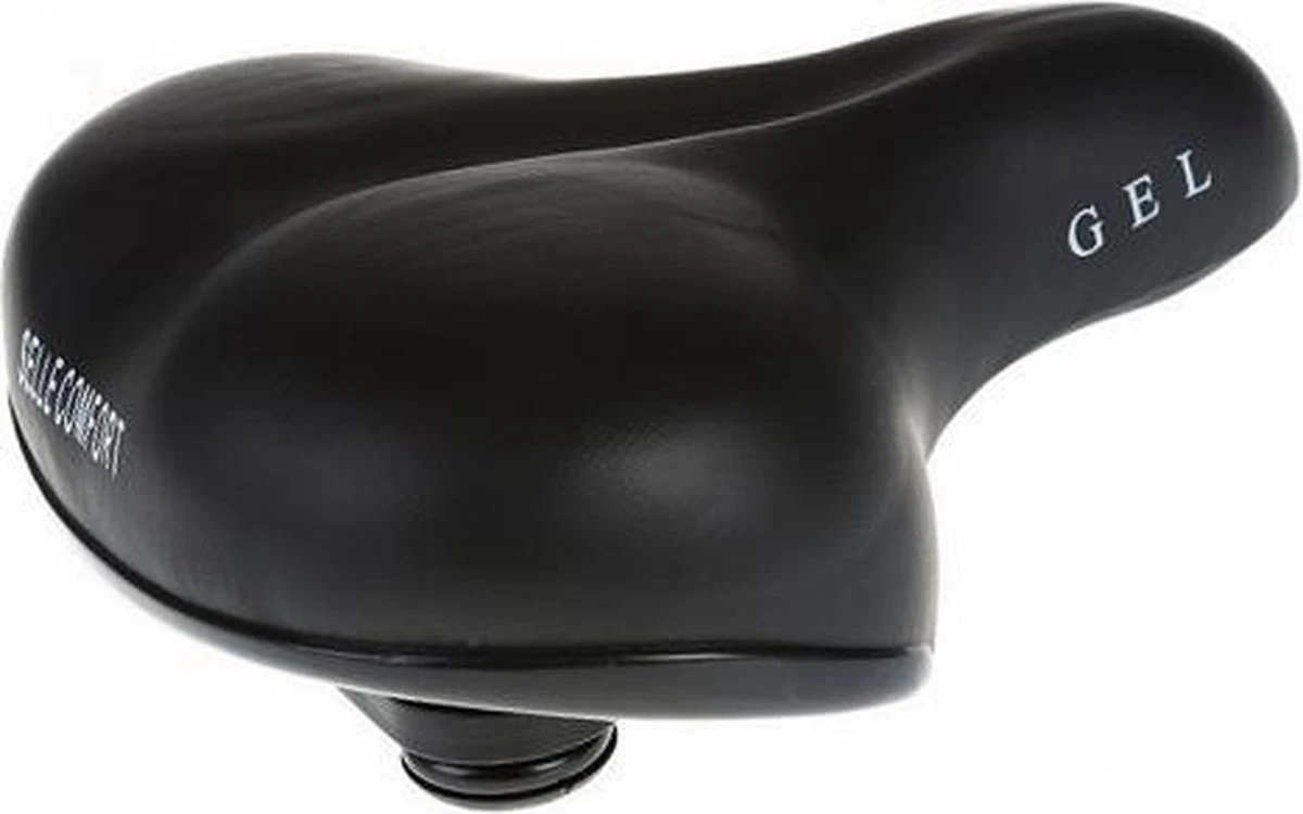 Selle Comfort Gel Fietszadel - Inclusief Zadelstrop - Zwart 4 Selle Comfort Gel Fietszadel - Inclusief Zadelstrop - Zwart - Afbeelding 2