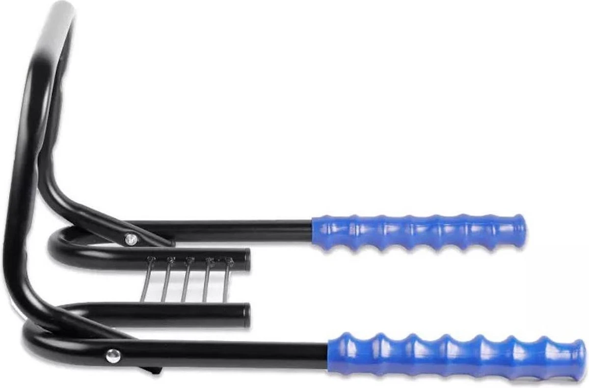 Merkloos Decopatent® Fiets Ophangsysteem Voor 2 Fietsen - Fietsenrek - Legplank Voor Helm - Fietshaak - Muurbeugel Fiets - Wandmontage 11 Merkloos Decopatent® Fiets Ophangsysteem Voor 2 Fietsen - Fietsenrek - Legplank Voor Helm - Fietshaak - Muurbeugel Fiets - Wandmontage - Afbeelding 9