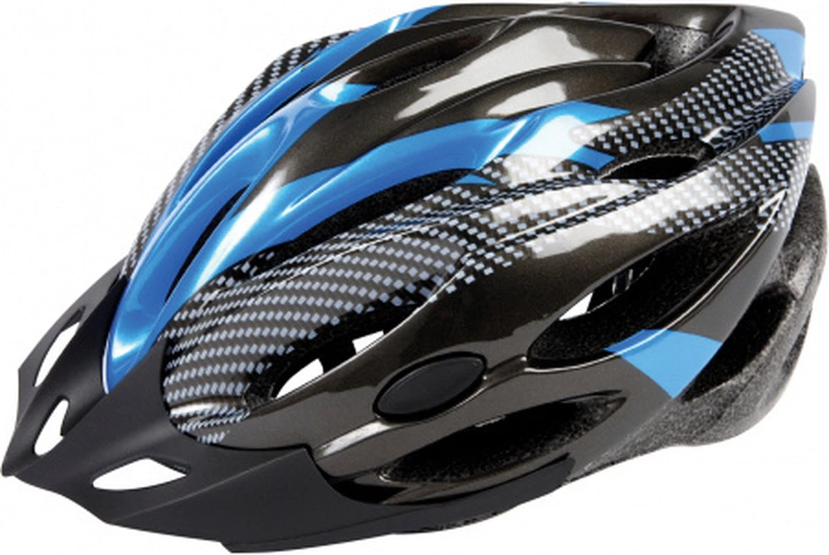Mirage Allround Fietshelm - Maat L/XL (58 T/m 62 CM) - Zwart / Blauw 4 Mirage Allround Fietshelm - Maat L/XL (58 T/m 62 CM) - Zwart / Blauw - Afbeelding 2