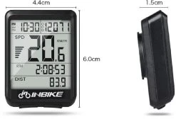 Amenzo© Fietscomputer Draadloos - Kilometerteller - NL Handleiding - Draadloze En Waterdichte Snelheidsmeter - Makkelijke Bevestiging - Fiets GPS - Zwart - Racefiets -Fietsenwinkel 1200x816