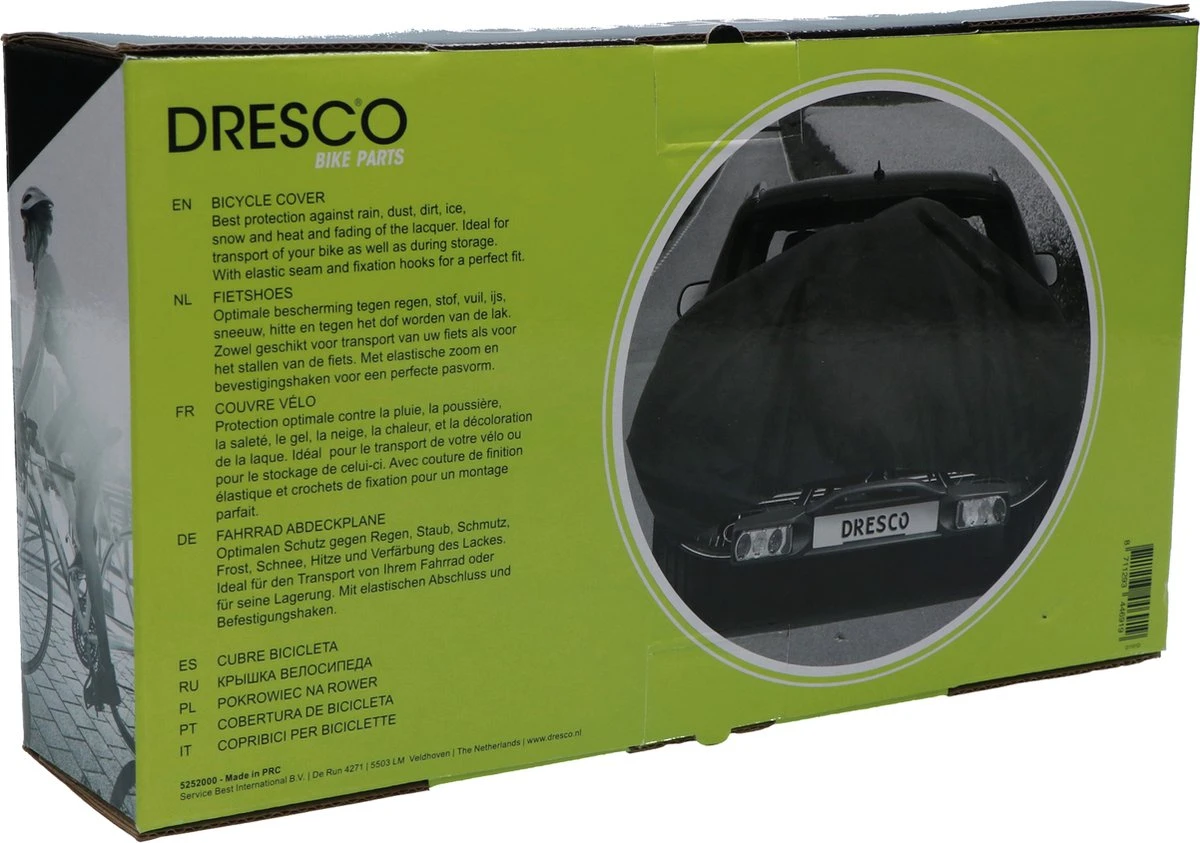 Dresco Fietshoes Voor 1 Fiets | Waterdicht | 200x72x98cm | Voor Fietsendrager En Stalling 6 Dresco Fietshoes Voor 1 Fiets | Waterdicht | 200x72x98cm | Voor Fietsendrager En Stalling - Afbeelding 5