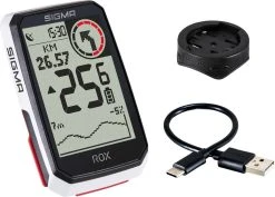 SIGMA SPORT GPS Fietscomputer Sigma ROX 4.0 GPS Met Standaard Stuurhouder - Wit -Fietsenwinkel 1200x859 1